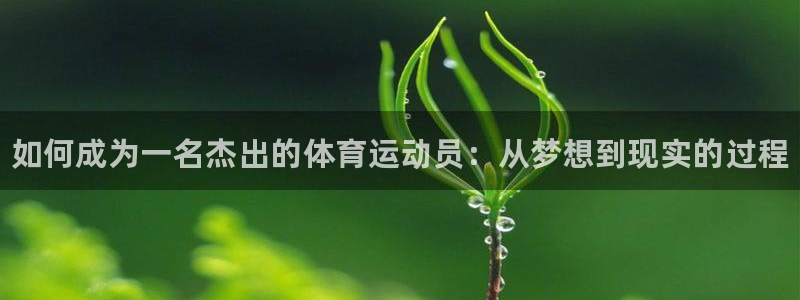 欧亿体育官方正版app集团：如何成为一名杰出的体育运