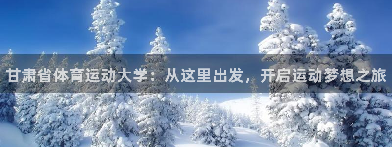 oety欧亿体育官网下载软件：甘肃省体育运动大学：从